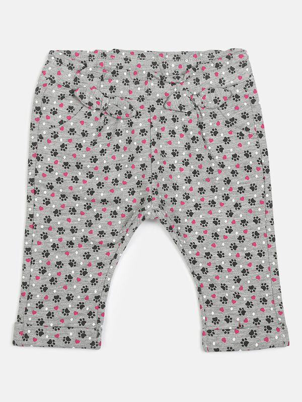 Fleece Long Trousers -All Over Print image number null
